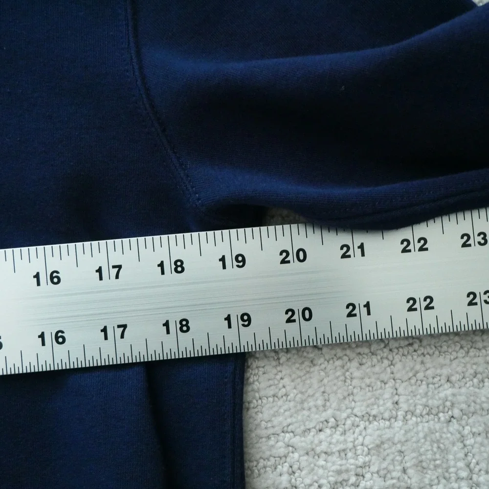 Polo Ralph Lauren Big Pony Hoodie Navy Blue Neon Green Mens Small S Pullover